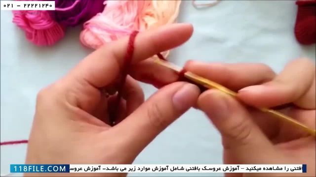 آموزش بافت عروسک -عروسک بافی-قلاب دوزی خرگوش