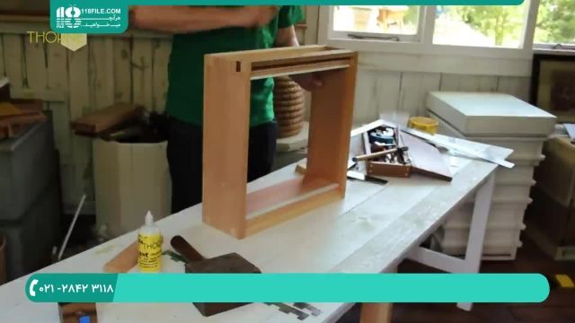 آموزش زنبورداری|نگهداری از کندوی عسل|ساخت کندو عسل(ساختن درب کندوی عسل)