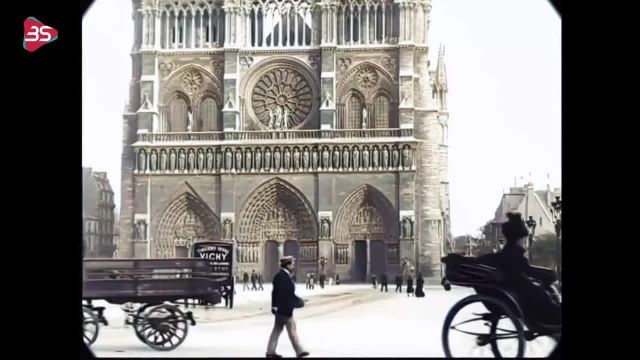 نوستالژی جذاب خارجی-فرانسه در دهه 1890 اوایل حضور دوربین ها