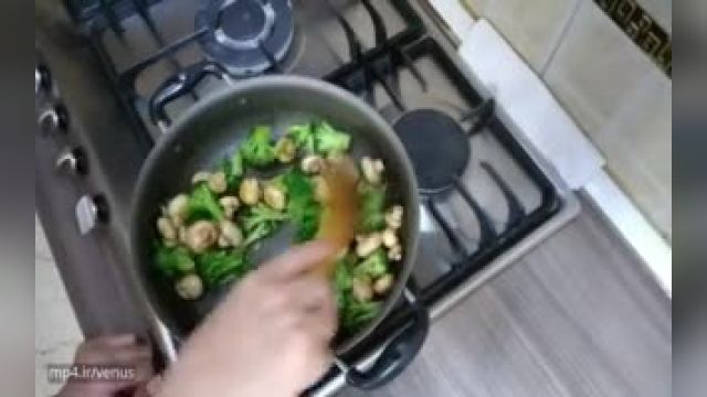 آموزش جدید  مرغ حلزونی با دور چین سبزیجات