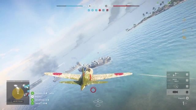 گیم پلی هواپیمای جنگنده ZERO A6M2 در بازی Battlefield 5