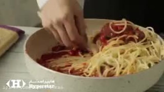 روش پخت سریع و سه اسپاگتی با سس گوشت