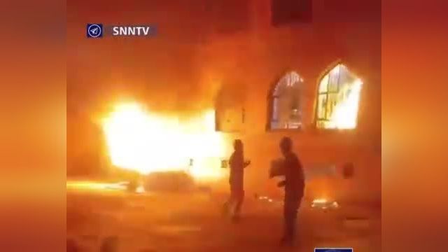 حوزه علمیه ایذه به آتش کشیده شد | ویدیو 