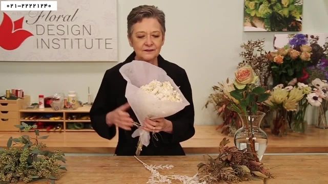 آموزش گل آرایی- فیلم آموزش گل آرایی-آموزش گل آرایی با گل نسترن