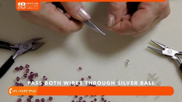 آموزش ساخت زیورآلات مهره ای|آموزش ساخت دستبند با مهره(دستبند کریستال و مروارید)