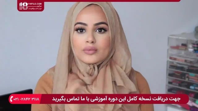 آموزش بستن شال و روسری - آموزش سبک حجاب آسان برای عروسی و عید