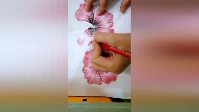 کلیپ آموزش نقاشی ساده و زیبا || آموزش نقاشی آسان 