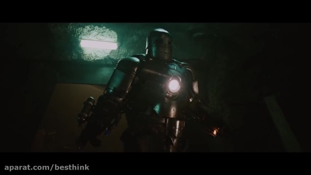 فیلم مرد آهنی ، تمام لحظات پوشیدن لباس آهنی