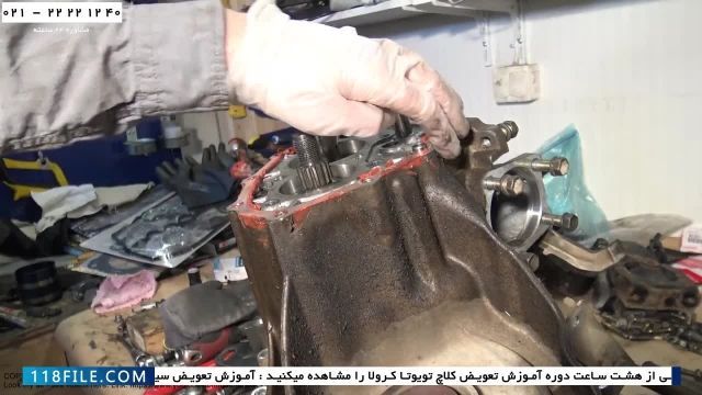 آموزش تعمیر موتور تویوتا- تعمیر گیربکس تویوتا کرولا مدل 2002 تا  2018قسمت 9