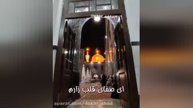 یا امام رضا مددی / خادمت پشت در قصر خبر می خواهد