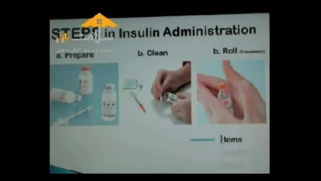 آموزش استفاده از سرنگ انسولین