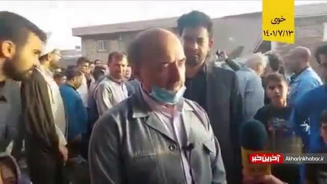 لحظه وقوع زلزله هنگام مصاحبه با رئیس سازمان مدیریت بحران | ویدیو 