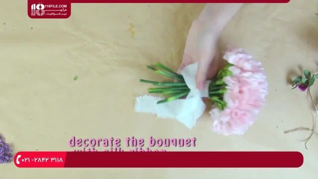 آموزش گل آرایی - آموزش گل آرایی با گل داوودی