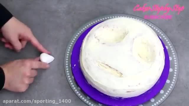 آموزش و طرز پخت کیک رولی مناسب برای مهمانی هالویین