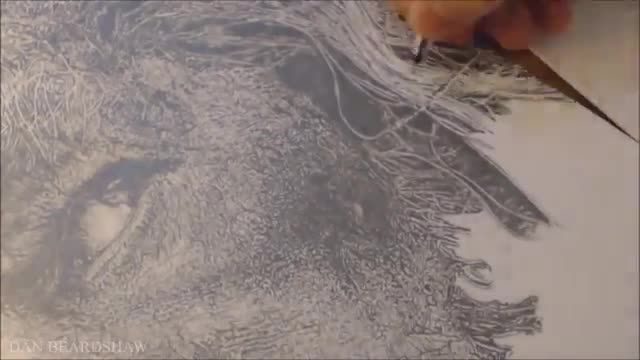 آموزش نقاشی گندالف در طی 78 ساعت