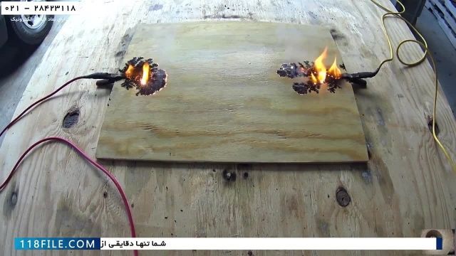 آموزش سوخت نگاری  - دستگاه لیختنبرگ  -انجام عمودی طرح لیختنبرگ روی چوب کاج