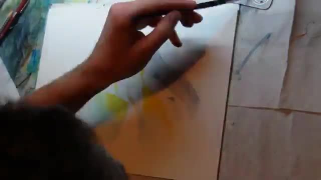 روش خلق نقاشی آبرنگ پنگوئن