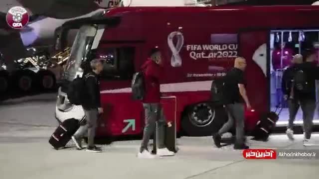 تیم‌ملی قطر برای شرکت در جام‌جهانی وارد قطر شد! 