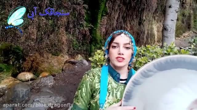 کلیپ تبریک عید - دف زنی بانوی ایرانی برای نوروز 