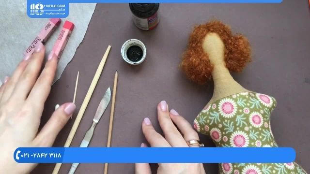 آموزش دوخت عروسک تیلدا - آرایش عروسک تیلدا