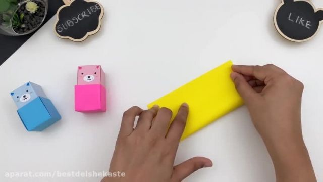 آموزش ساخت کاردستی ساده - اسباب بازی کاغذی متحرک