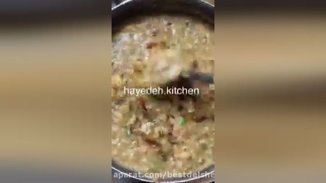 دستور پخت آش سبزی شیرازی بدون گوشت + روش رستورانی