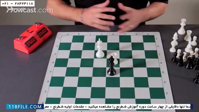 آموزش کامل شطرنج-آموزش مقدماتی شطرنج-کیش و مات بوسیله شاه و قلعه