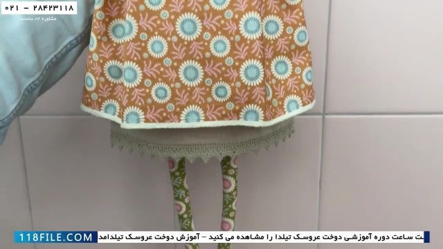 آموزش  عروسک تیلدا- آموزش ساخت عروسک-دامن برای عروسک تیلدا  