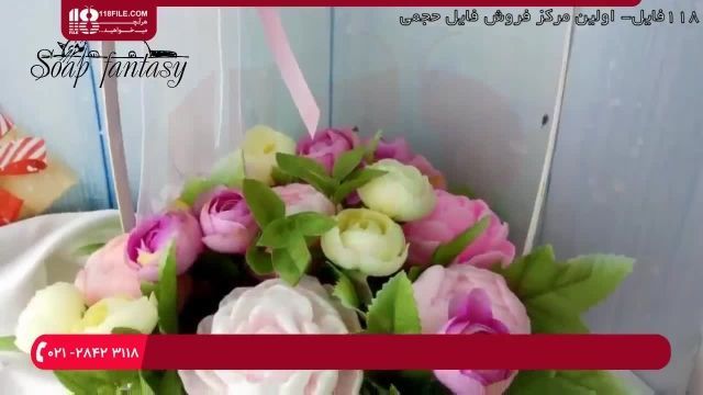 صابون فانتزی - آموزش ساخت صابون به شکل گل