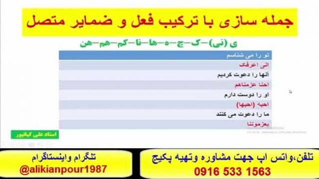 آموزش کلمات ، قواعد ومکالمه عربی عراقی خوزستانی وخلیجی - استادعلی کیانپور  /.//.