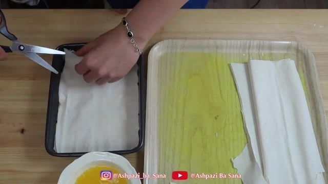 روش پخت باقلوا ایرانی بهترین شیرینی ایرانی 