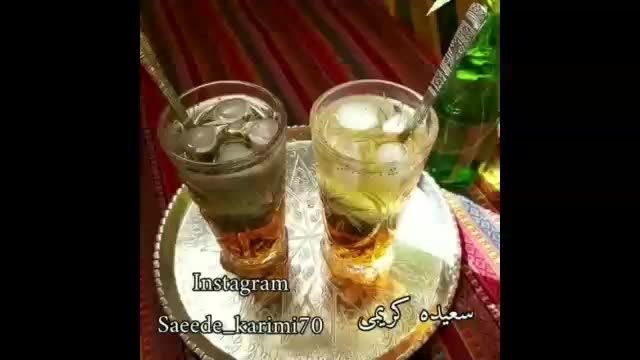 آموزش ساده شربت زعفران مخصوص رمضان