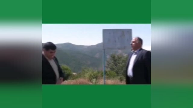 مراسم استقبال عجیب؛ سان نظامی برای ورود فرماندار سوادکوه به یک روستا | فیلم 