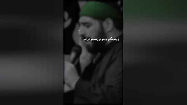 کلیپ استوری کوتاه مداحی سید مجید بنی فاطمه برای چهارم محرم برای وضعیت واتساپ