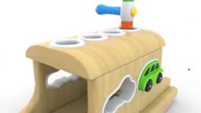 برنامه کودک ماشین ها این قسمت  ماشین ها در تونل چوبی