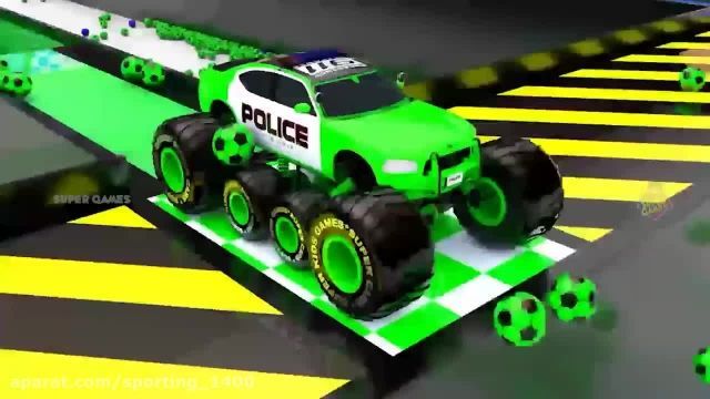دانلود انیمیشن ماشین بازی این قسمت : ماشین پلیس های غول پیکر