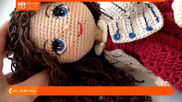 آموزش بافت عروسک دختر-عروسک سوفیا - قسمت دوم