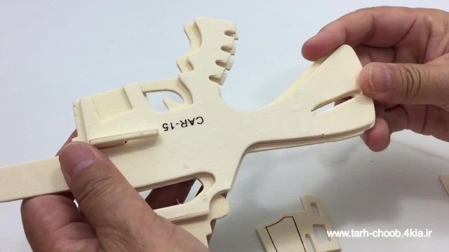 آموزش کاربردی اسمبل کردن طرح معرق اسلحه مدل Carbine15ه - www.tarh-choob.4kia.ir
