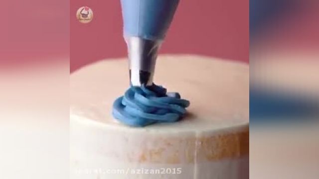 طرز پخت کیک تولد - رنگی