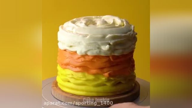 آموزش تزیین کیک شیرینی با بهترین دیزایین 