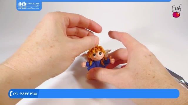 آموزش ساخت عروسک خمیری - عروسک فانتزی