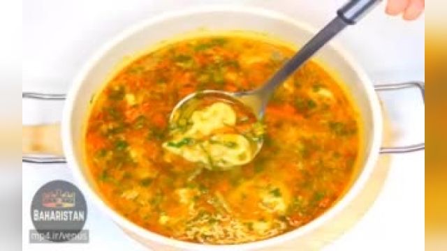 روش تهیه ساده سوپ منتو سبزیجات
