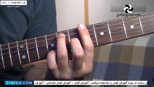 آموزش اولیه گیتار-دوره آموزش گیتار- انگشت‌گذاری‌های آکورهای مینی بلوز