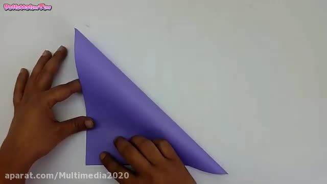 آموزش ساخت اوریگامی خلاقانه - ساخت هواپیما کاغذی