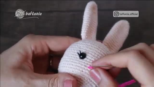 آموزش بافت عروسک خرگوش کیوت قسمت 2