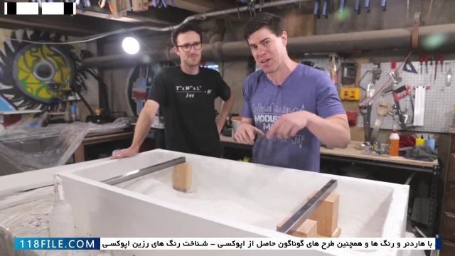 آموزش میز رزینی به زبان فارسی- ایجاد لایه بالای میز برای رزین اپوکسی