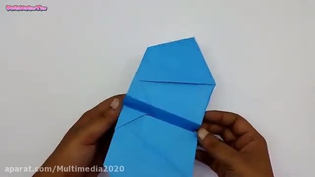 آموزش اوریگامی با کاغذ - کاردستی زیبای کودکانه