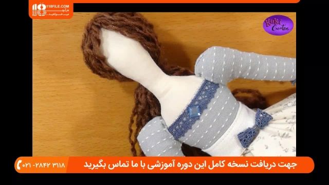 آموزش دوخت عروسک تیلدا - دوخت عروسک تیلدا (پارت پنجم)