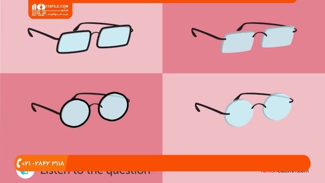 آموزش زبان ترکی - انتخاب عینک