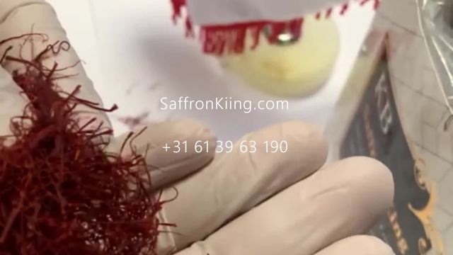 Sale of Sargol saffron in the Netherlands